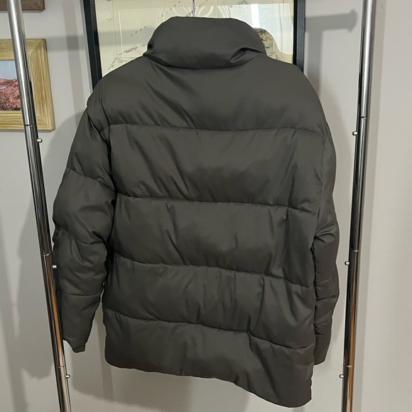 Girlfriend Collective Thyme Green Puffer Jacket - Picture 9 of 11